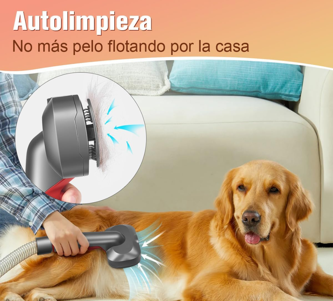 Cepillo Aspirador para Mascotas