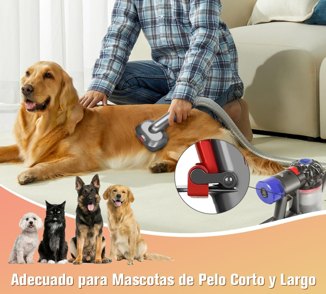 Cepillo Aspirador para Mascotas